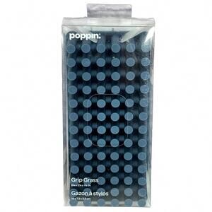 POPPIN Brand Grip Grass Office Desk Accessory Slate Blue NEW NIB Work Happy